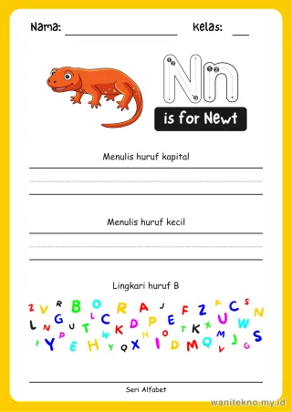Lembar 14: is for Newt