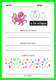 Lembar 15: is for Octopus