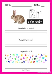 Lembar 18: is for Rabbit