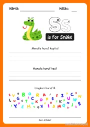 Lembar 1: is for Snake