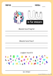 Lembar 3: is for Unicorn