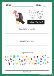 Lembar 4: is for Vulture
