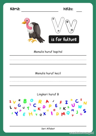 Lembar 4: is for Vulture