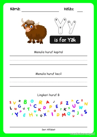 Lembar 7: is for Yak