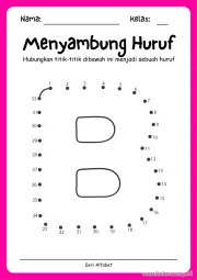 Lembar 10: Menyambung Huruf