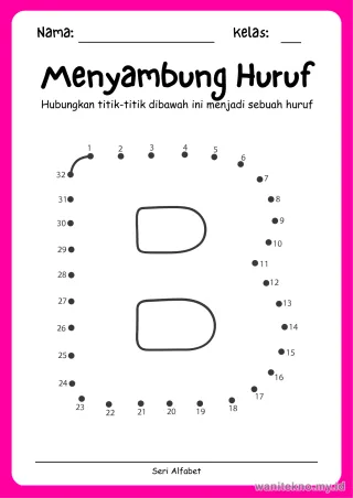 Lembar 10: Menyambung Huruf