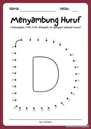 Lembar 12: Menyambung Huruf