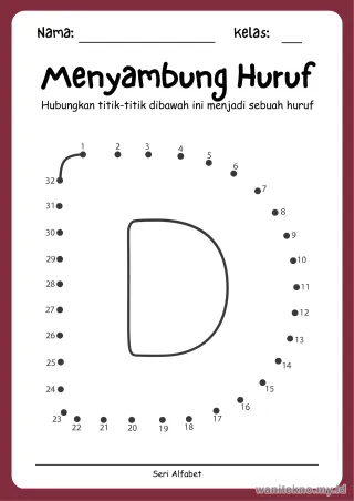 Lembar 12: Menyambung Huruf