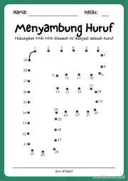 Lembar 14: Menyambung Huruf