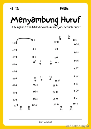 Lembar 16: Menyambung Huruf
