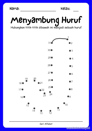 Lembar 18: Menyambung Huruf