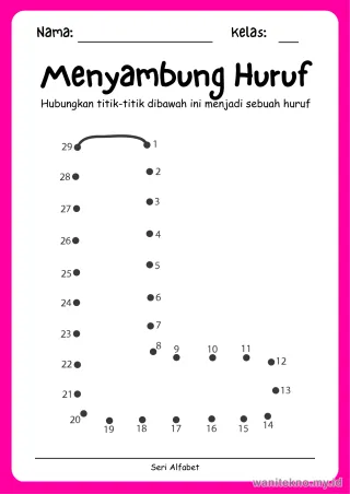 Lembar 2: Menyambung Huruf