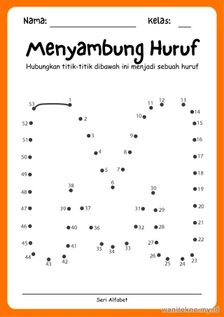 Lembar 3: Menyambung Huruf