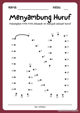 Lembar 4: Menyambung Huruf