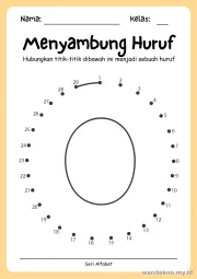 Lembar 5: Menyambung Huruf