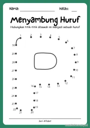 Lembar 6: Menyambung Huruf