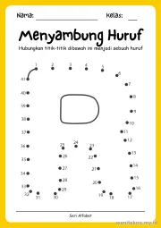 Lembar 8: Menyambung Huruf