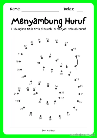 Lembar 9: Menyambung Huruf