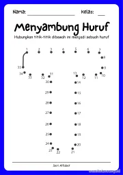 Lembar 10: Menyambung Huruf