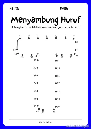 Lembar 10: Menyambung Huruf