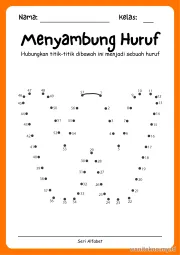 Lembar 13: Menyambung Huruf