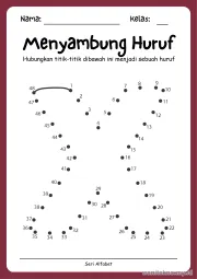 Lembar 14: Menyambung Huruf