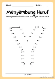 Lembar 15: Menyambung Huruf