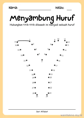 Lembar 15: Menyambung Huruf