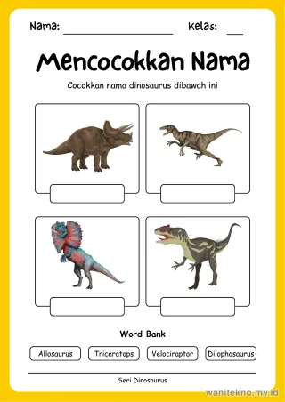 Lembar 10: Mencocokkan Nama