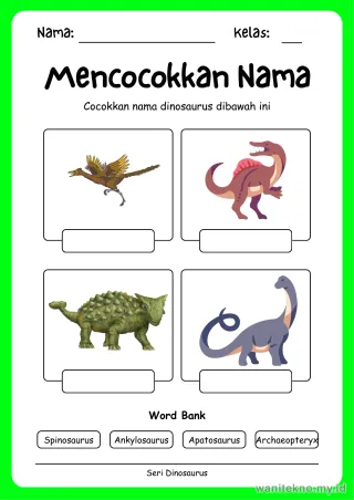 Lembar 11: Mencocokkan Nama