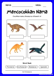 Lembar 12: Mencocokkan Nama