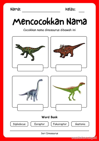 Lembar 13: Mencocokkan Nama