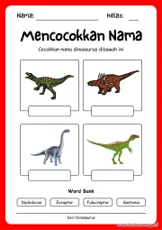 Lembar 13: Mencocokkan Nama