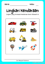 Lembar 1: Lingkari Kendaraan