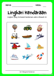 Lembar 3: Lingkari Kendaraan