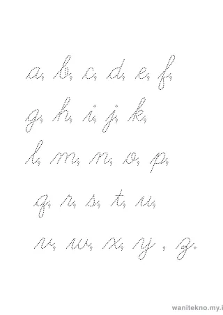 Lembar 6: a, b, c, d, e, f,