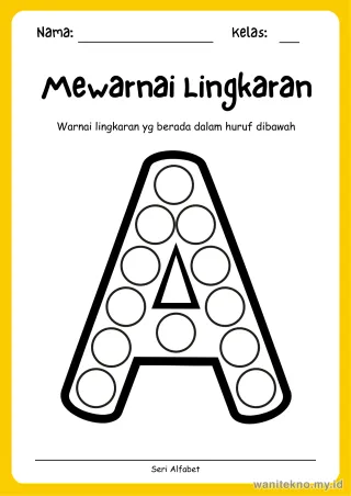 Lembar 10: Mewarnai Lingkaran