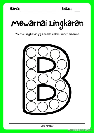 Lembar 11: Mewarnai Lingkaran