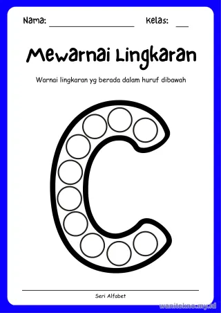 Lembar 12: Mewarnai Lingkaran