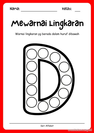 Lembar 13: Mewarnai Lingkaran