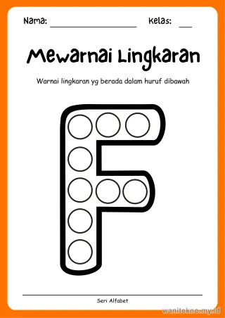 Lembar 15: Mewarnai Lingkaran