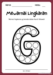 Lembar 16: Mewarnai Lingkaran