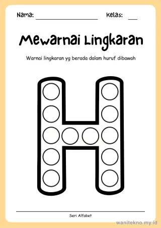 Lembar 17: Mewarnai Lingkaran