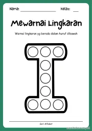 Lembar 1: Mewarnai Lingkaran
