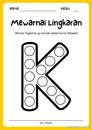 Lembar 3: Mewarnai Lingkaran
