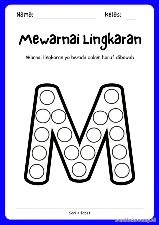 Lembar 5: Mewarnai Lingkaran