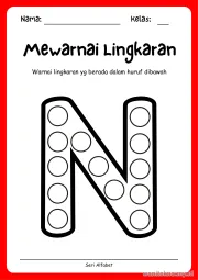 Lembar 6: Mewarnai Lingkaran