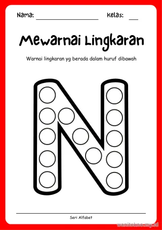 Lembar 6: Mewarnai Lingkaran
