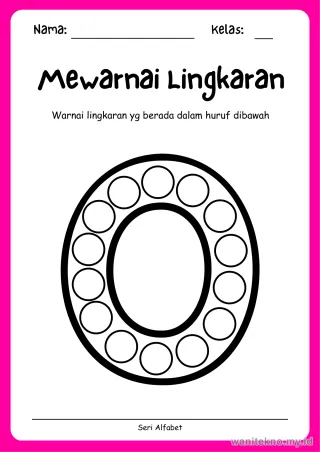 Lembar 7: Mewarnai Lingkaran