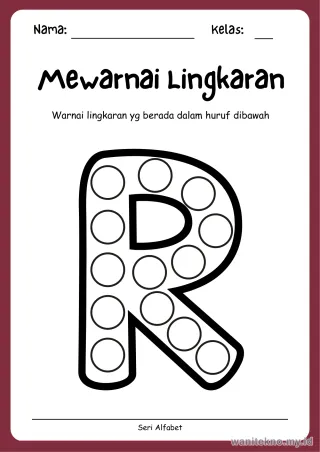 Lembar 9: Mewarnai Lingkaran